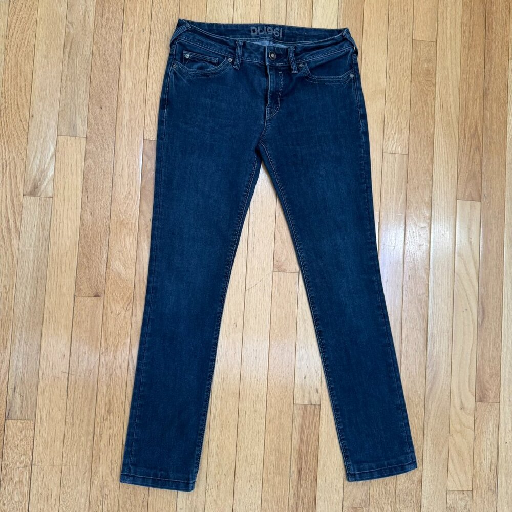DL1961 Karen High-Rise Skinny Jeans Size 27 Dark Wash